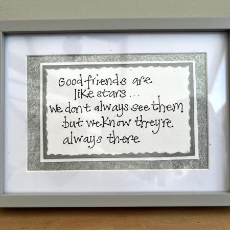 Good Friends are Like Stars